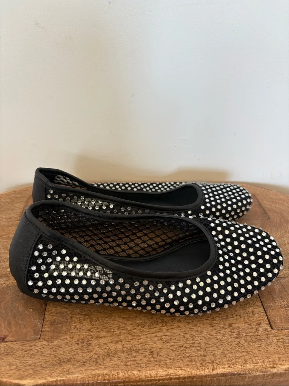 Steve Madden Auden Rhinestone Ballet Flats Size 5.5